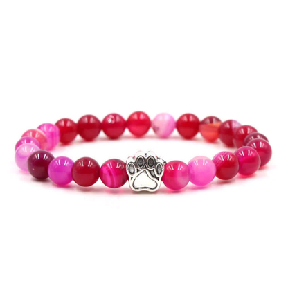 In Memory Of — Pink Heart Paw Bracelet